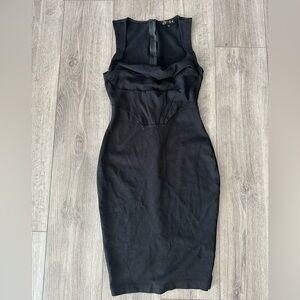 Chic Black Backless Dress